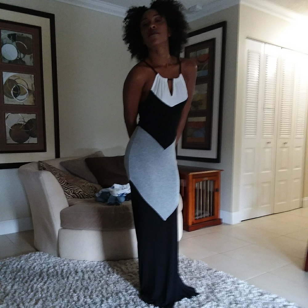 Super slim maxi dress - Picture 2 of 8